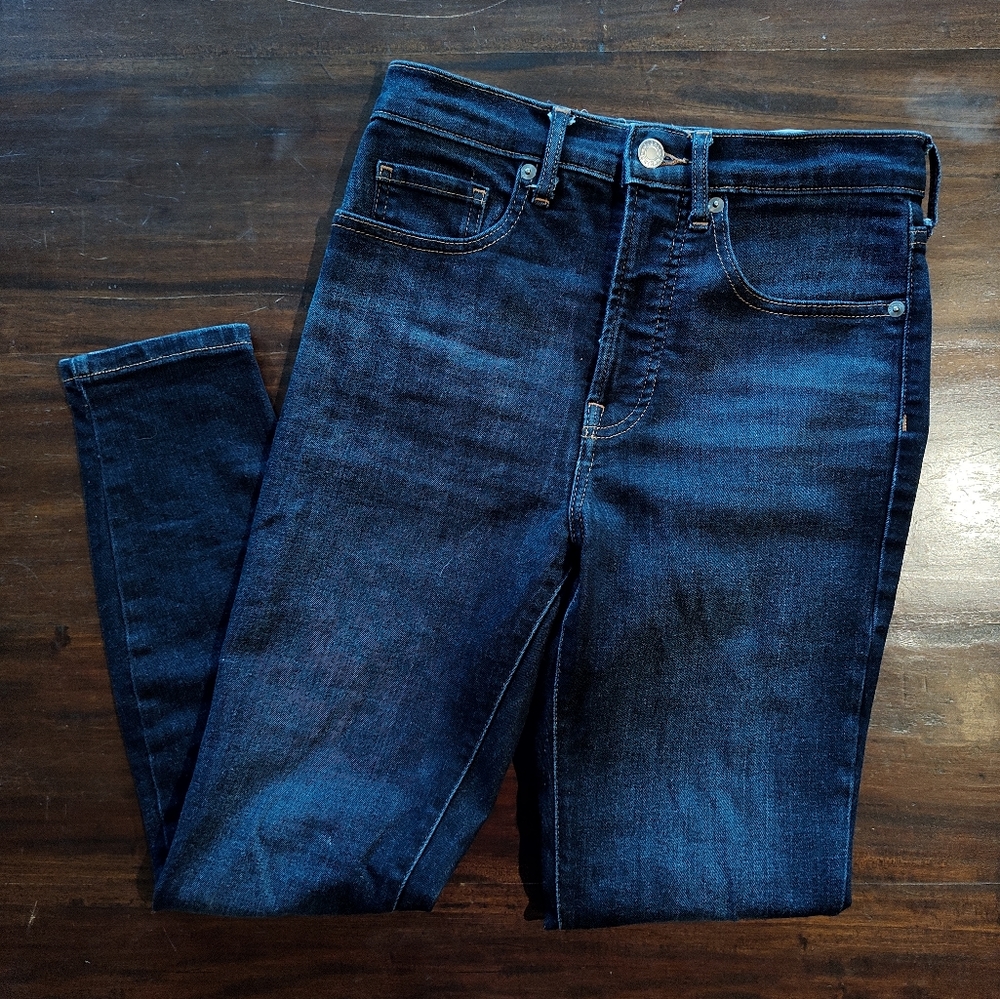 Everlane High Rise Skinny Jean 26 Ankle Length